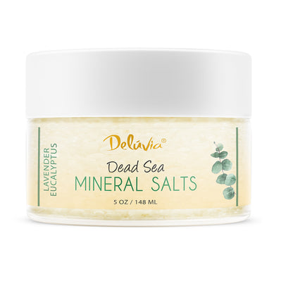 Lavender Eucalyptus Dead Sea Mineral Salts - Deluvia