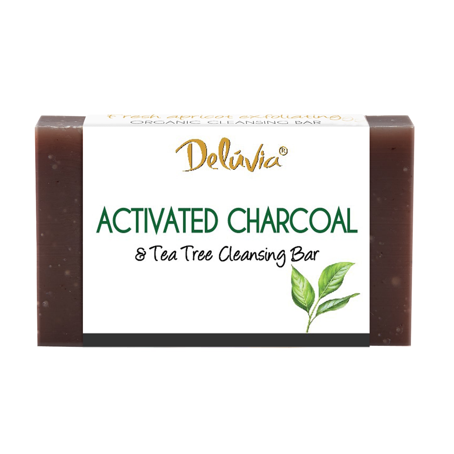 Soap Bar - Activated Charcoal & Tea Tree - Deluvia
