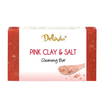 Soap Bar - Pink Clay & Himalayan Salt - Deluvia