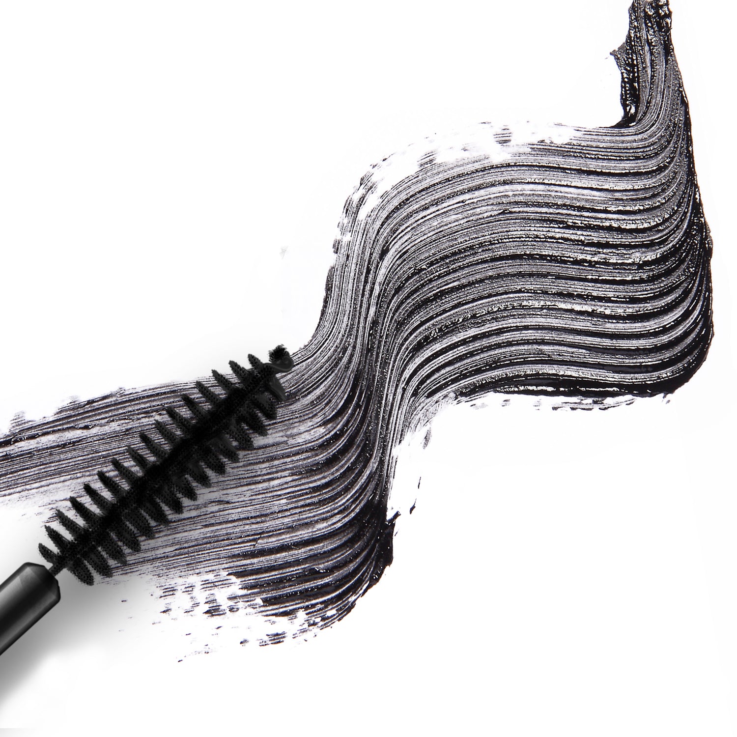 Swatch of Demure Black Mascara