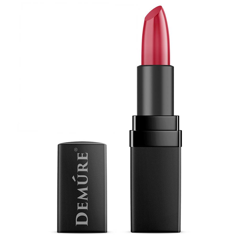 Demure Rich Wine Lipstick 512 with cap off showing color