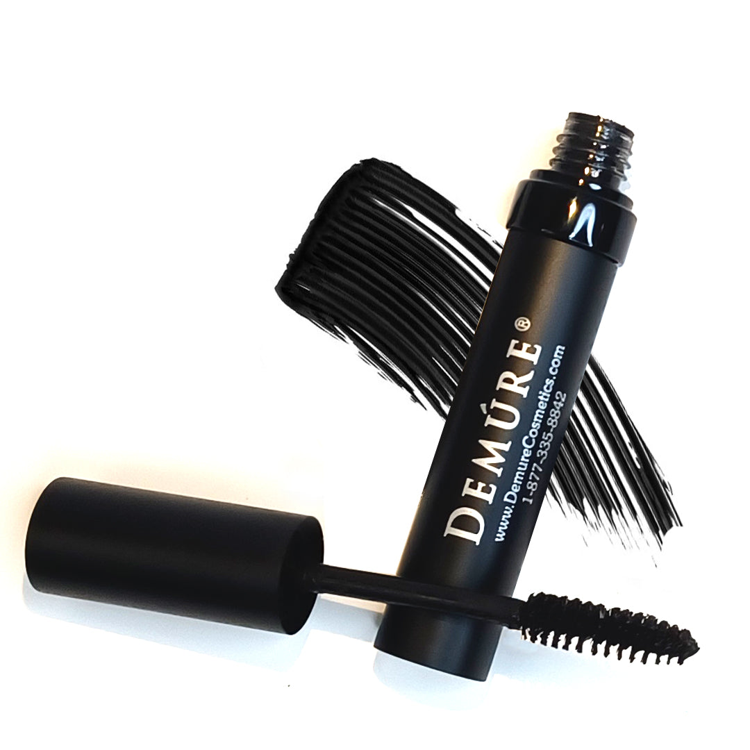 Demure Black Mascara with swatch
