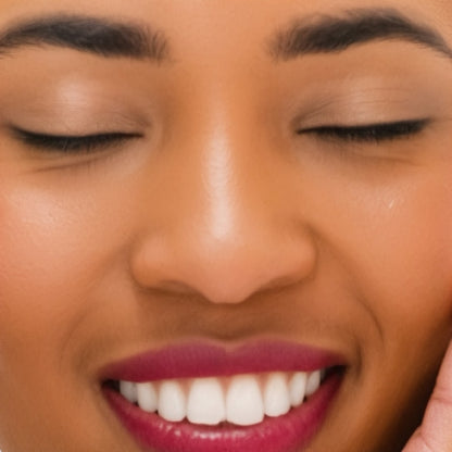 African American woman wearing Demure Black Eye Liner