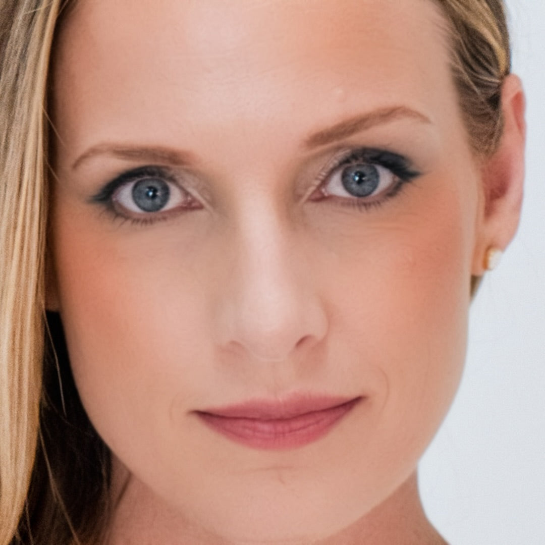 Woman with Demure Bright Eye Concealer under her eyes