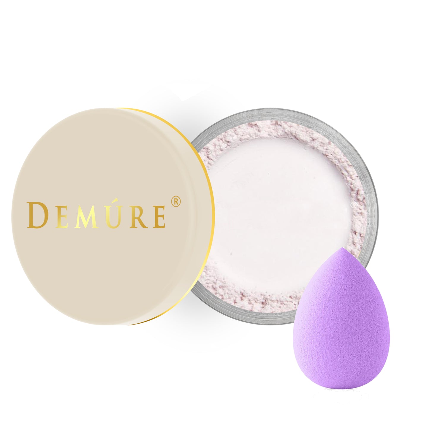 Mineral Concealer - Lavender with Beauty Blender - Deluvia