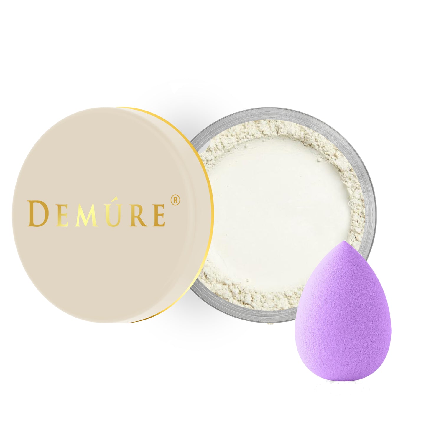 Mineral Concealer - Mint  with Beauty Blender - Deluvia