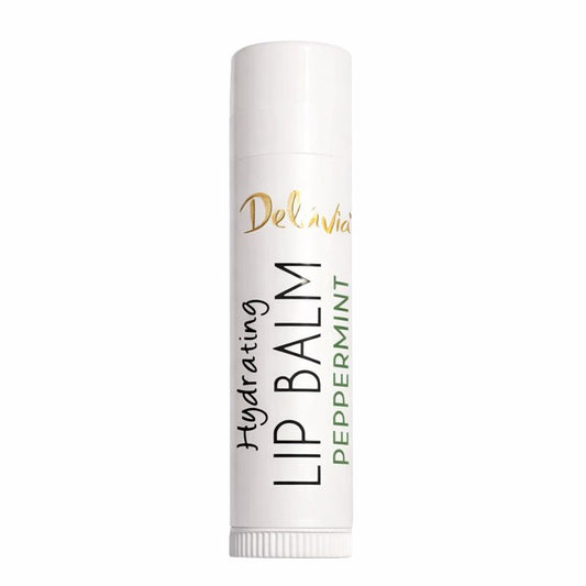 Image of Deluvia peppermint lip balm tube