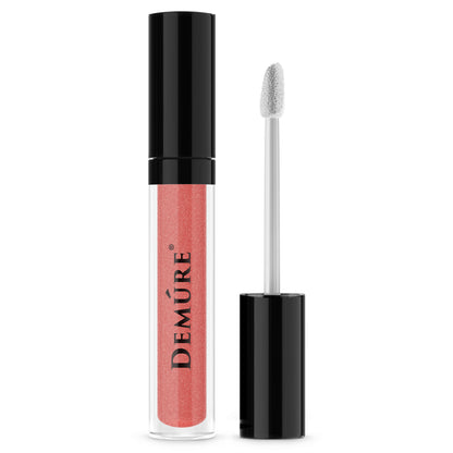 Demure Lip Gloss Dusty Rose 74  tube and applicator
