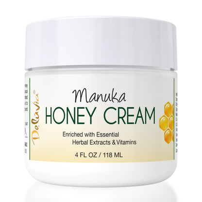 Jar of Deluvia Manuka Honey Cream
