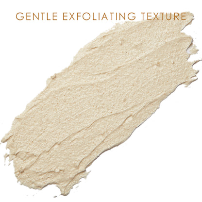 Swatch of Deluvia Ginger Citrus Spreadable Body Scrub 