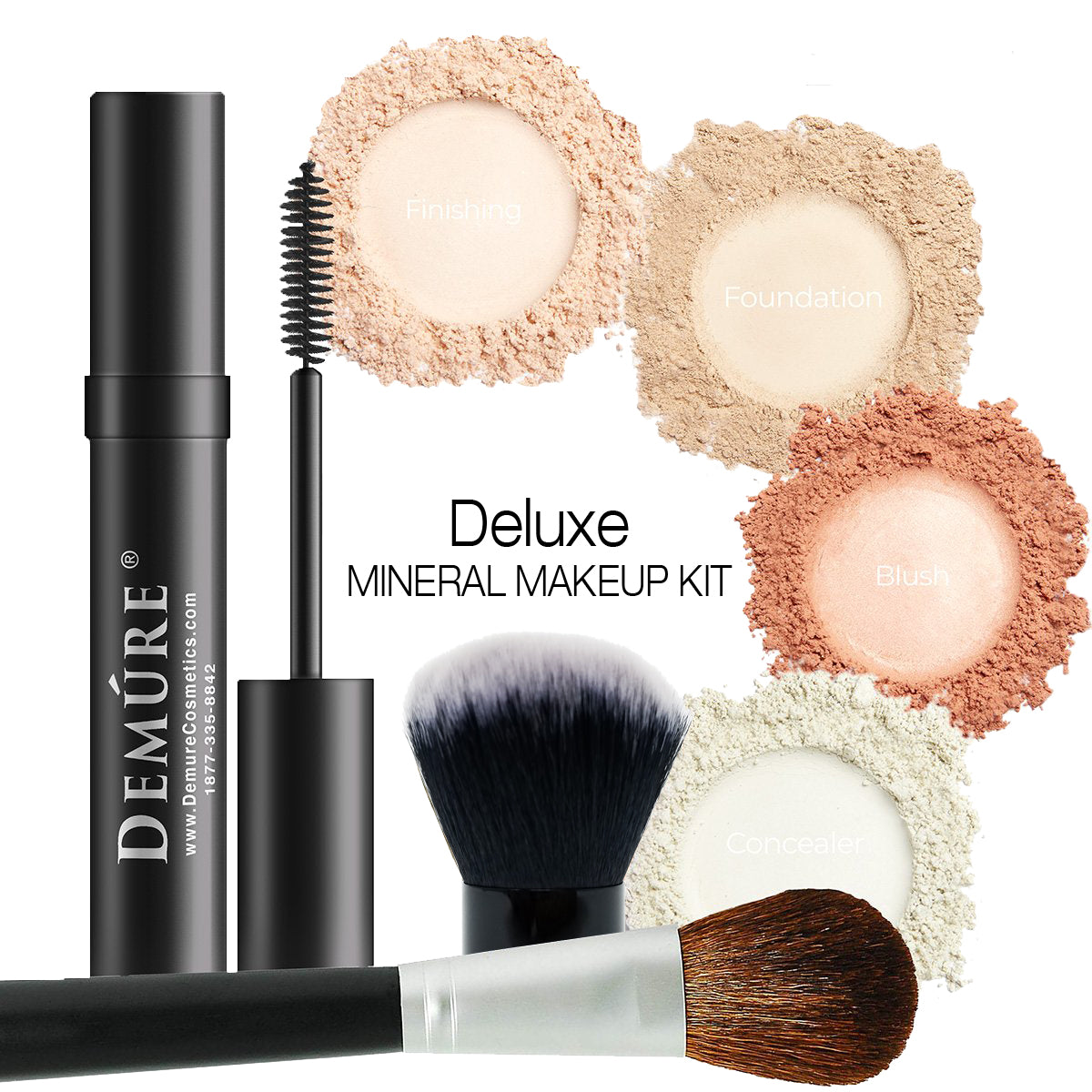 Deluxe Mineral Makeup Kit - Deluvia