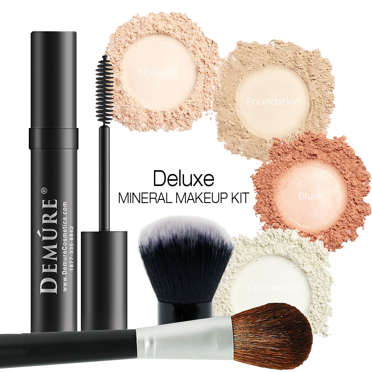 Deluxe Mineral Makeup Kit Deluvia
