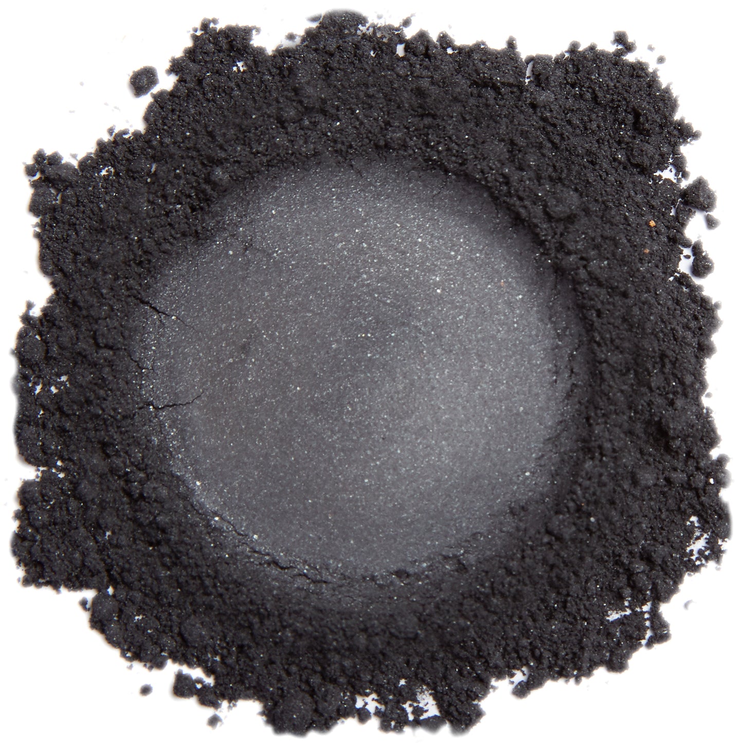 Photo of a sample of Demure's mineral cosmetics black liner product