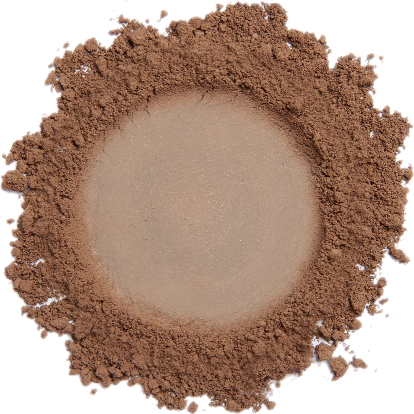 Photo of a sample of Demure's mineral cosmetics brown stone product