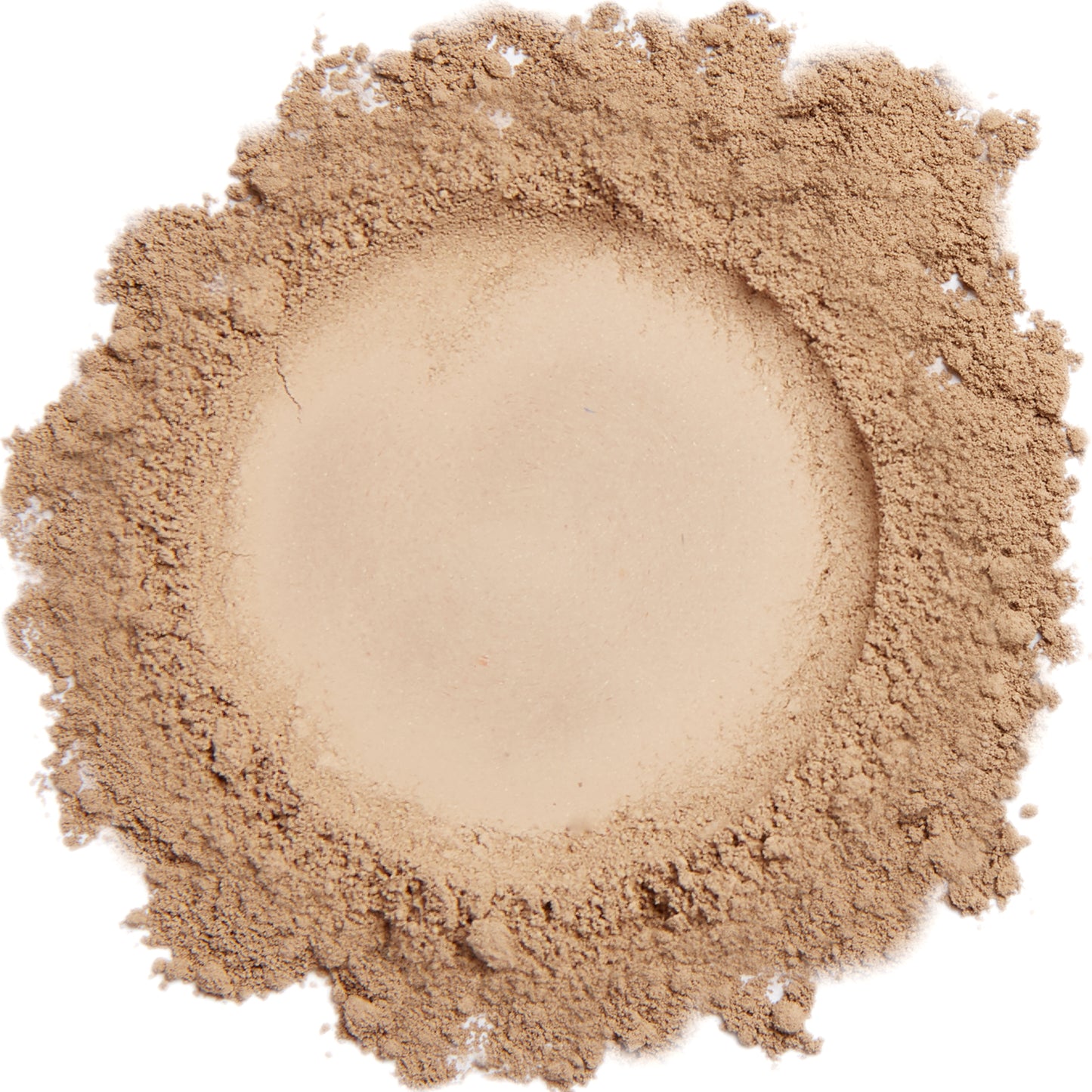 A close up swatch of Medium Dark mineral foundation