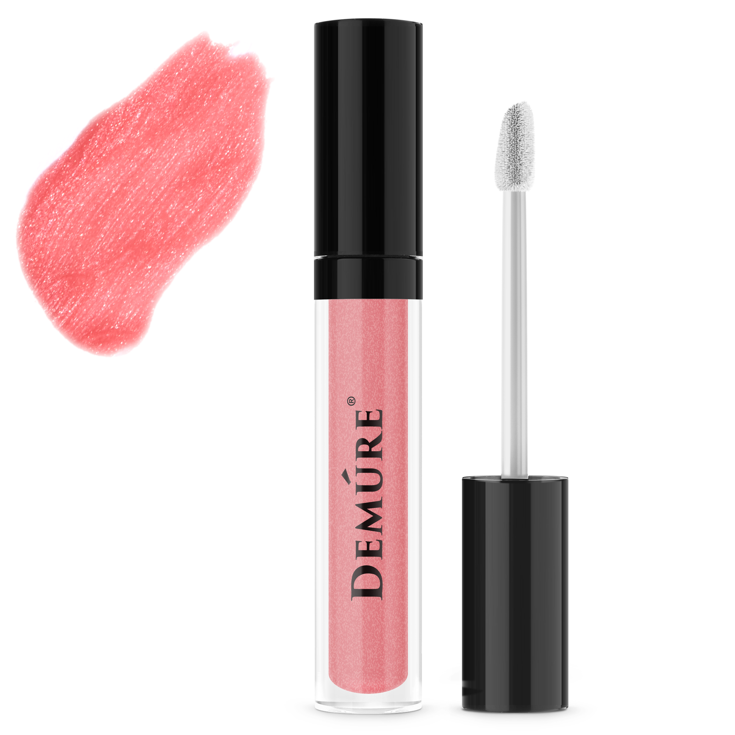 Demure tube of Crystal Pink 73 Lip Gloss