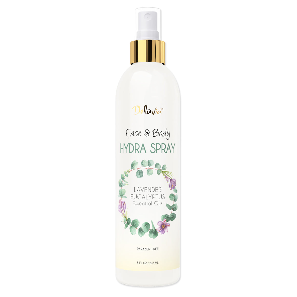 Face & Body Hydra Spray - Lavender Eucalyptus - Deluvia