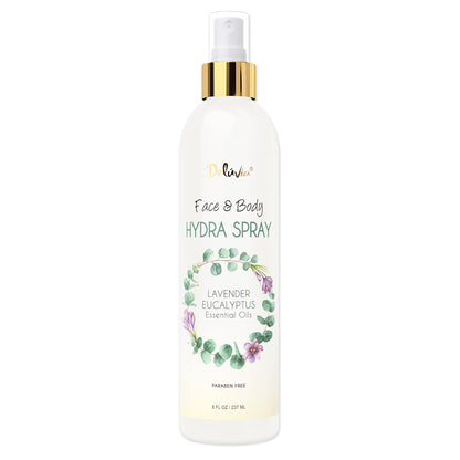 Face & Body Hydra Spray - Lavender Eucalyptus - Deluvia