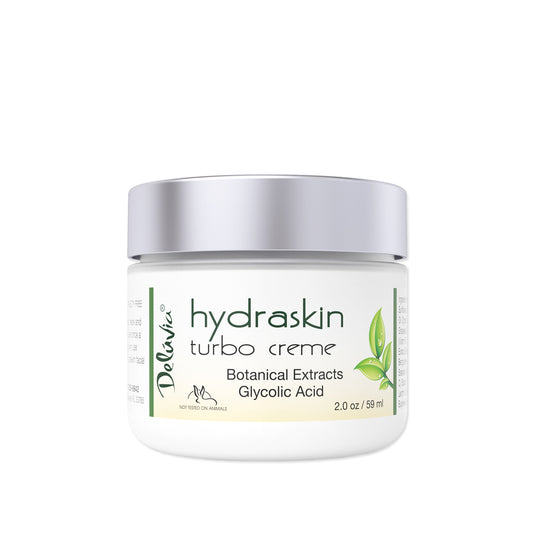 Jar of Deluvia Hydraskin Turbo Creme