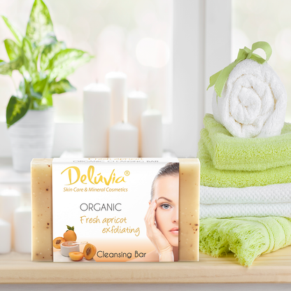 Soap Bar - Fresh Apricot Exfoliating - Deluvia