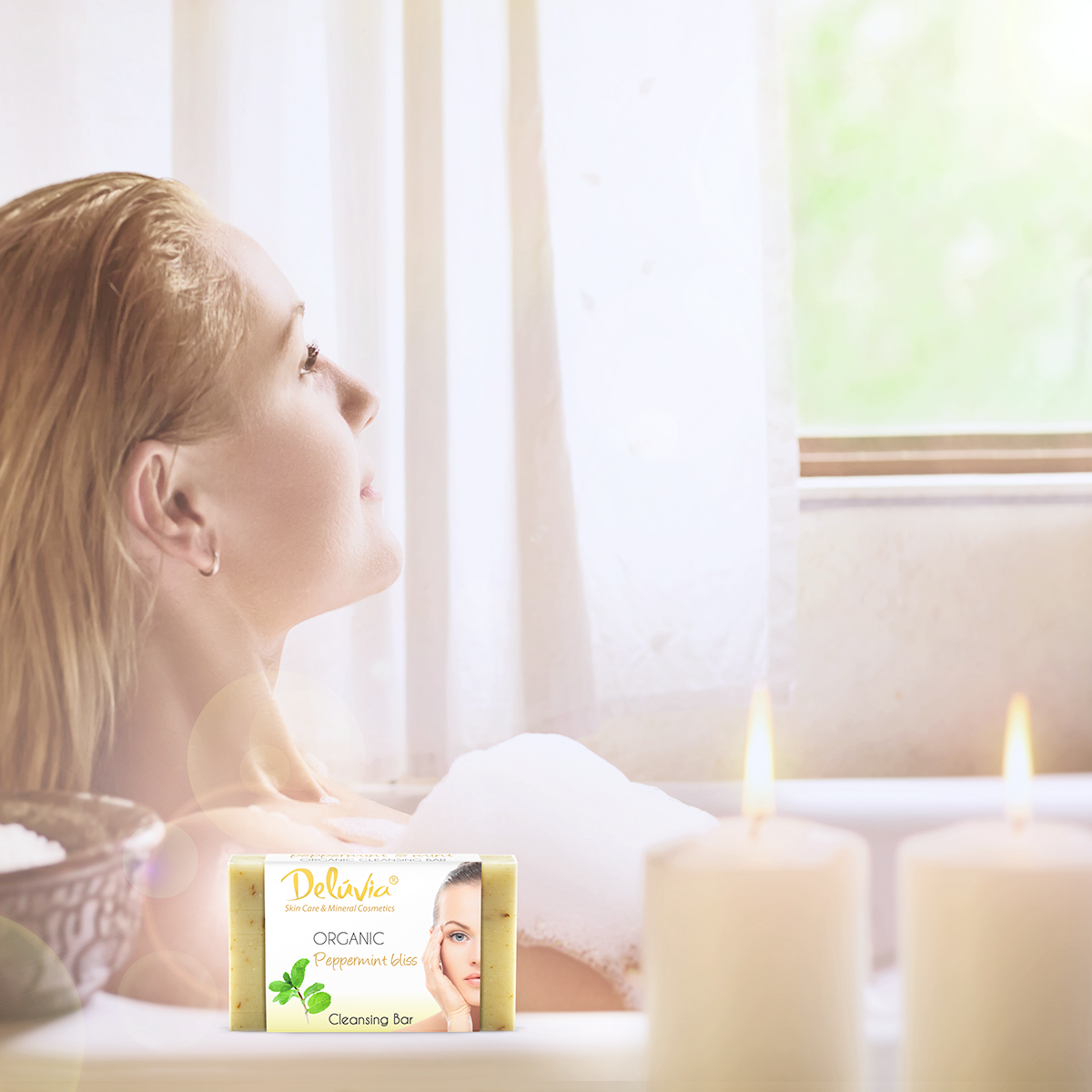 Soap Bar - Peppermint Bliss - Deluvia