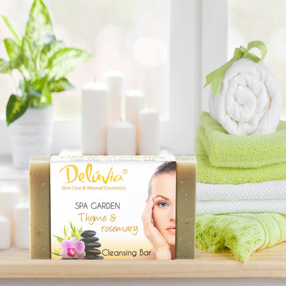 Soap Bar - Thyme & Rosemary - Deluvia