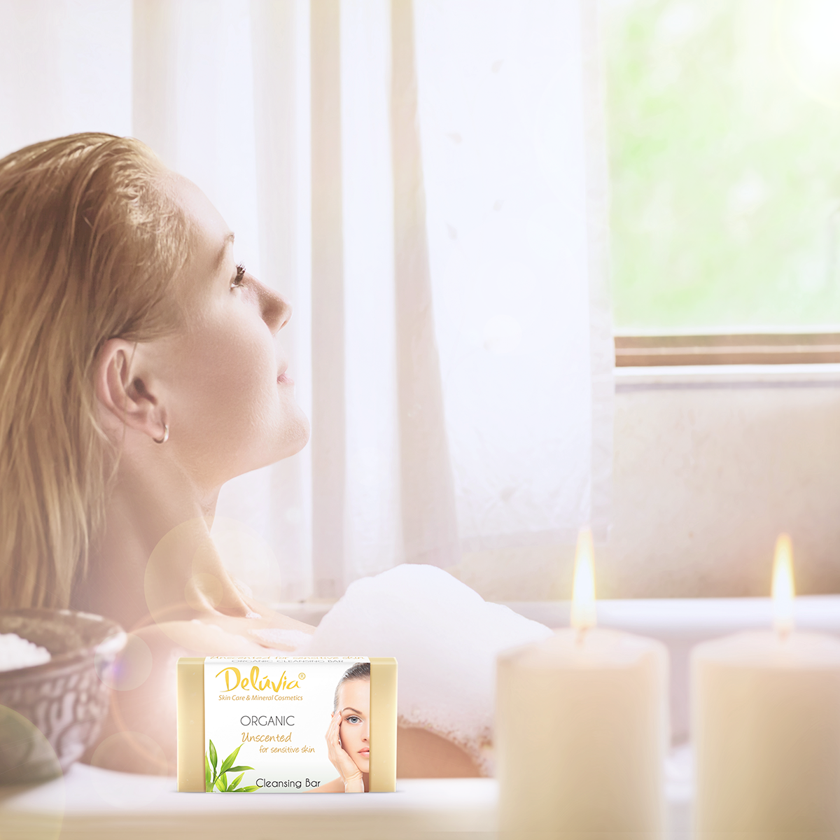 Soap Bar - Unscented - Deluvia